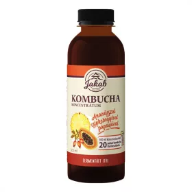  Concentrat de kombucha cu ananas, macese si papaya, Jakab, 500 ml