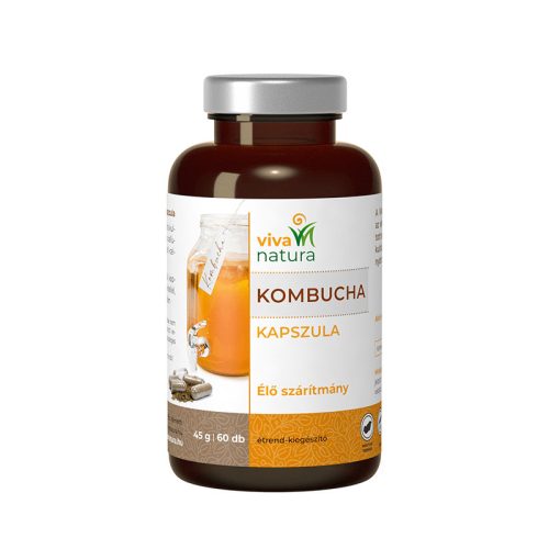 Kombucha kapszula, 60 db, Viva Natura
