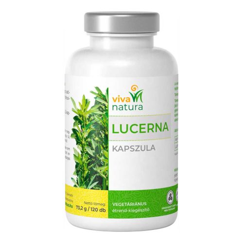 Lucernă – supliment alimentar vegetarian, 120 caps - Viva Natura