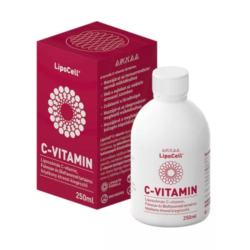 LipoCell C1000, liposzómás C-vitamin, Hymato, 250 ml