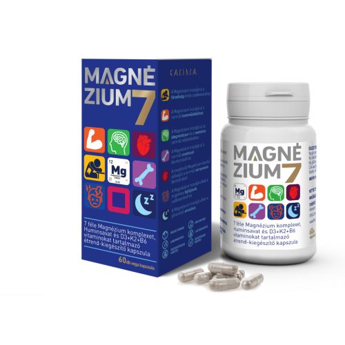 Magnézium 7 - étrend-kiegészítő kapszula (60 db) - Hymato