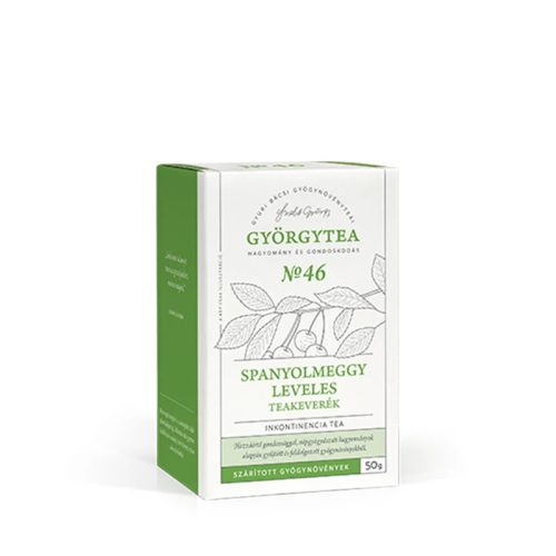 GYORGYTEA No.46 Amestec de ceai cu frunze de vișin spaniol (Ceai pentru incontinenţă), 50 g