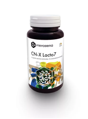 CN-X Lacto 7 probiotic, pentru digestie sensibila, Freyagena, 60 capsule