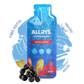   Hydration Mix, funkcionális étrend-kiegészítő arónia és ribizli, 100% természetes, Allrys, 50 ml